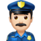Police Officer - Light emoji on Apple